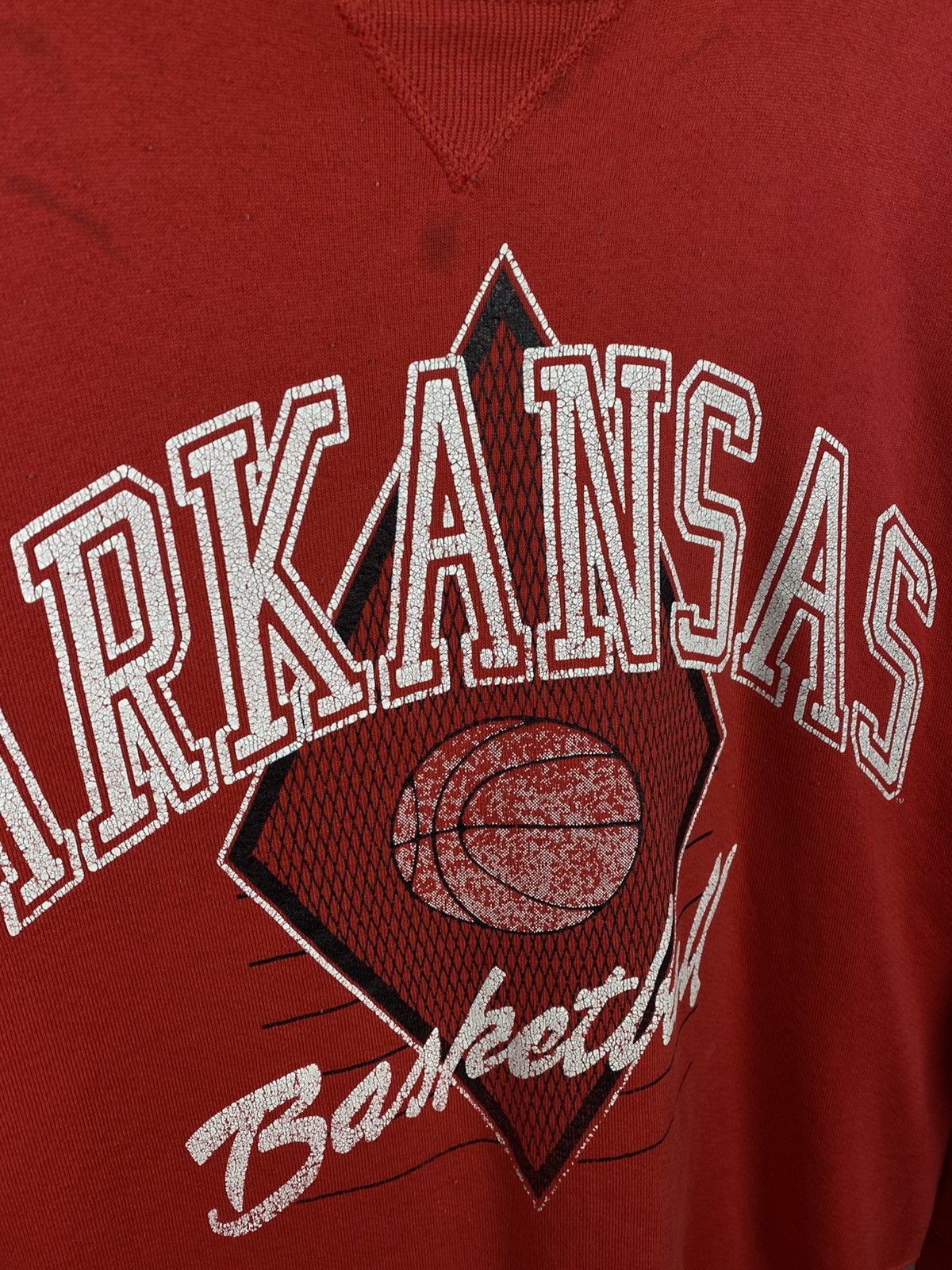 Russell Athletic 🏀Vintage 90s Sweatshirt Basketball Arkansas Russel Athletic🏀 Size US L / EU 52-54 / 3 - 9 Thumbnail
