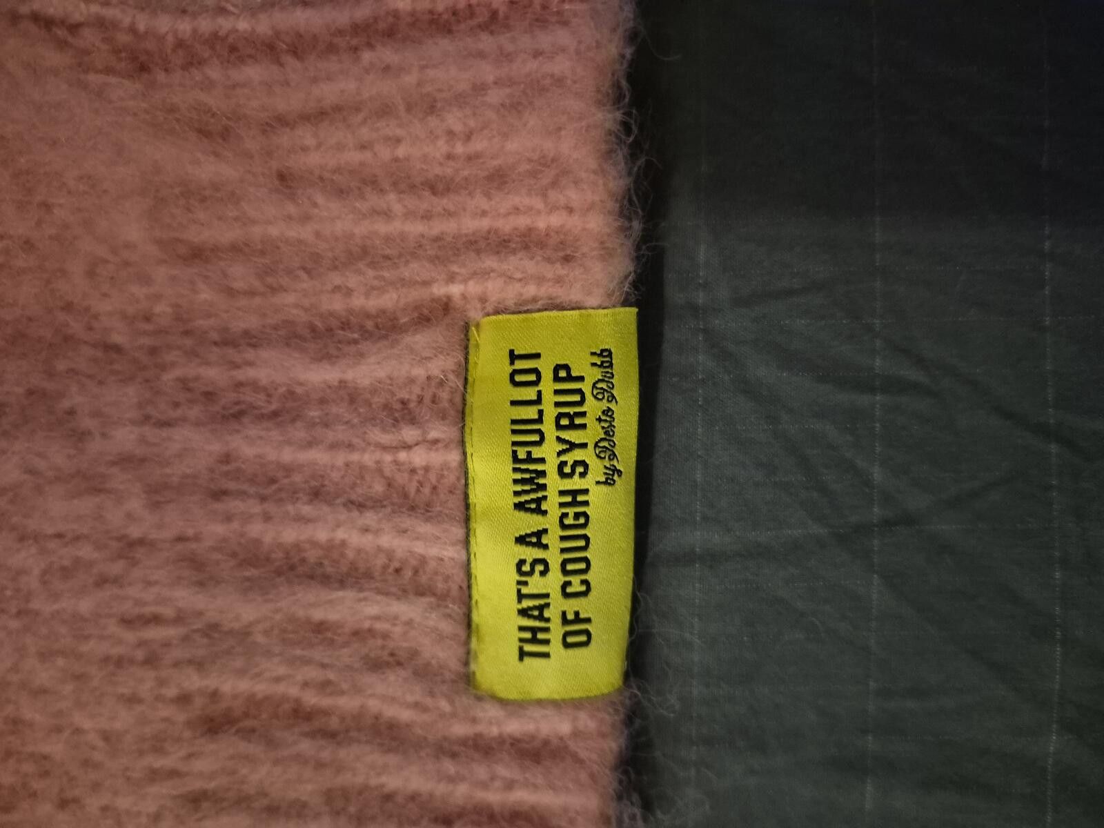 Other Awful Lot of Cough Syrup Pink Mohair Crop Sweater Size XL Size XL / US 12-14 / IT 48-50 - 4 Thumbnail