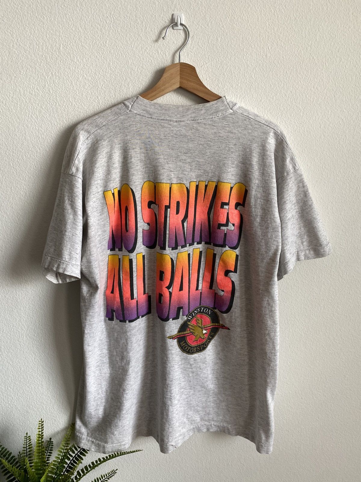 NASCAR Vintage 90s Winston Cup Racing Single Stitch Tee Size US XL / EU 56 / 4 - 2 Thumbnail