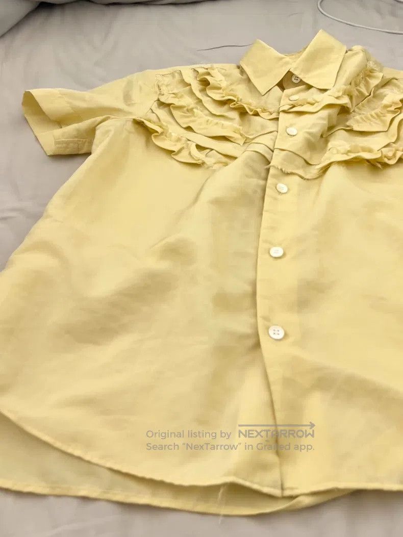 Comme des Garcons Comme Des Garcons Lace short sleeve shirt Size S / US 4 / IT 40 - 4 Thumbnail