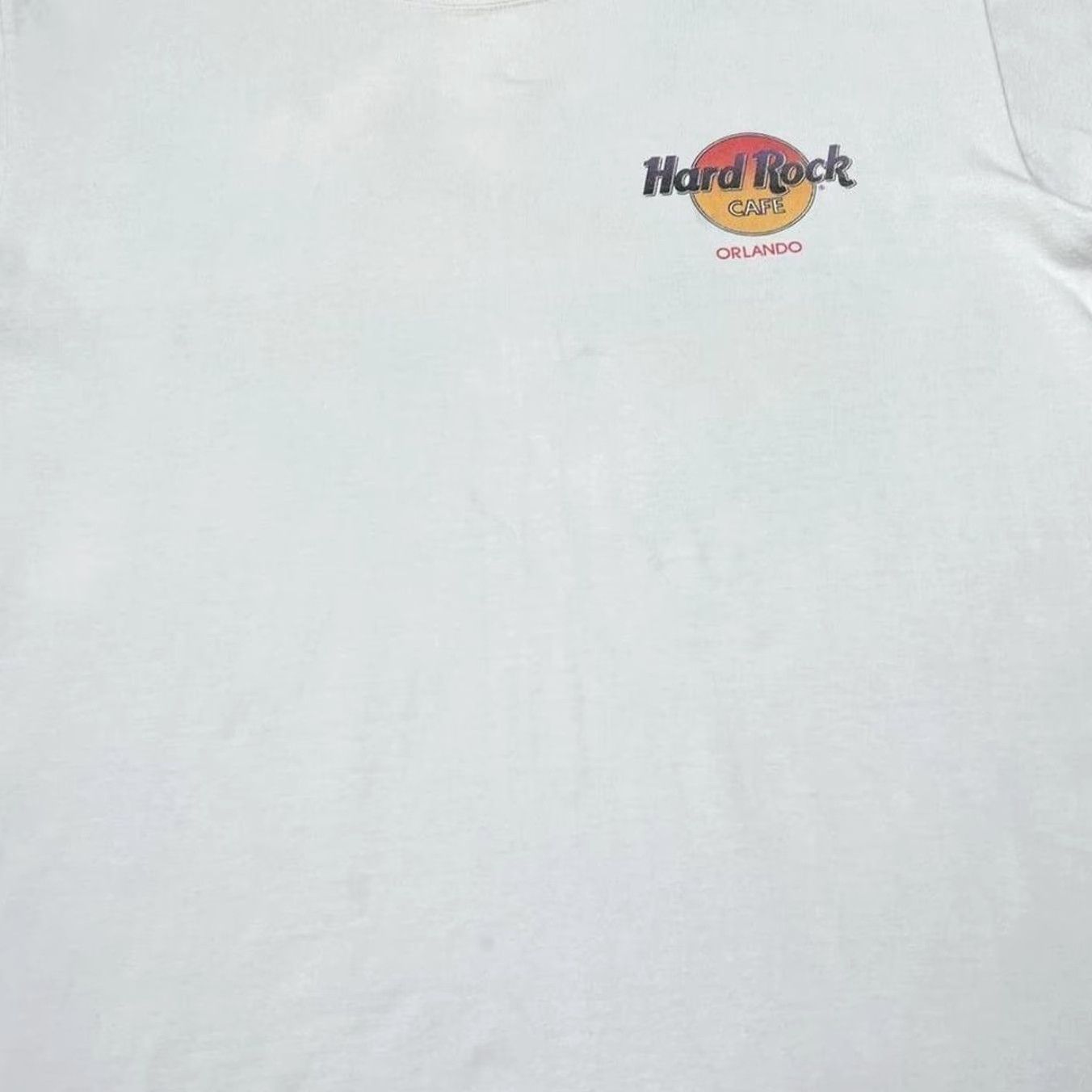 Hard Rock Cafe Vintage Hard Rock Cafe Orlando Souvenir Graphic White T-Shirt Large Size US L / EU 52-54 / 3 - 8 Thumbnail