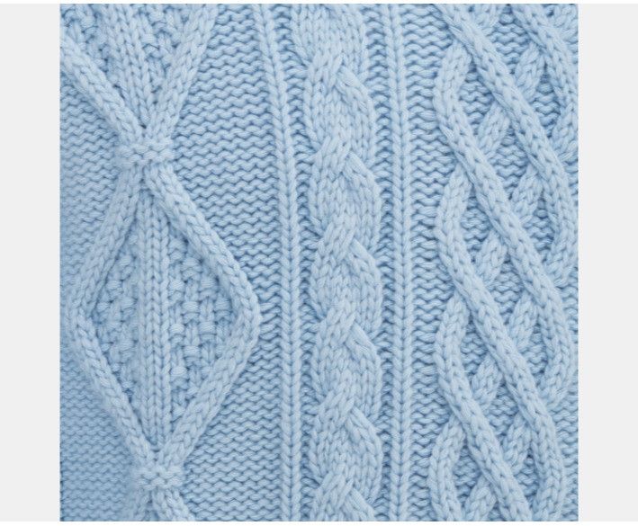 Dior o1w1db11224 Wool Cashmere Knit Sweater in Blue Size US S / EU 44-46 / 1 - 3 Thumbnail
