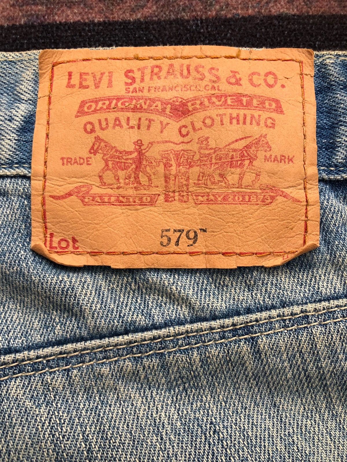 If Six Was Nine 🔥LASTDROP🔥 Vintage Levi's Lot 579 Rusty Baggy Jeans Size US 37 - 14 Thumbnail