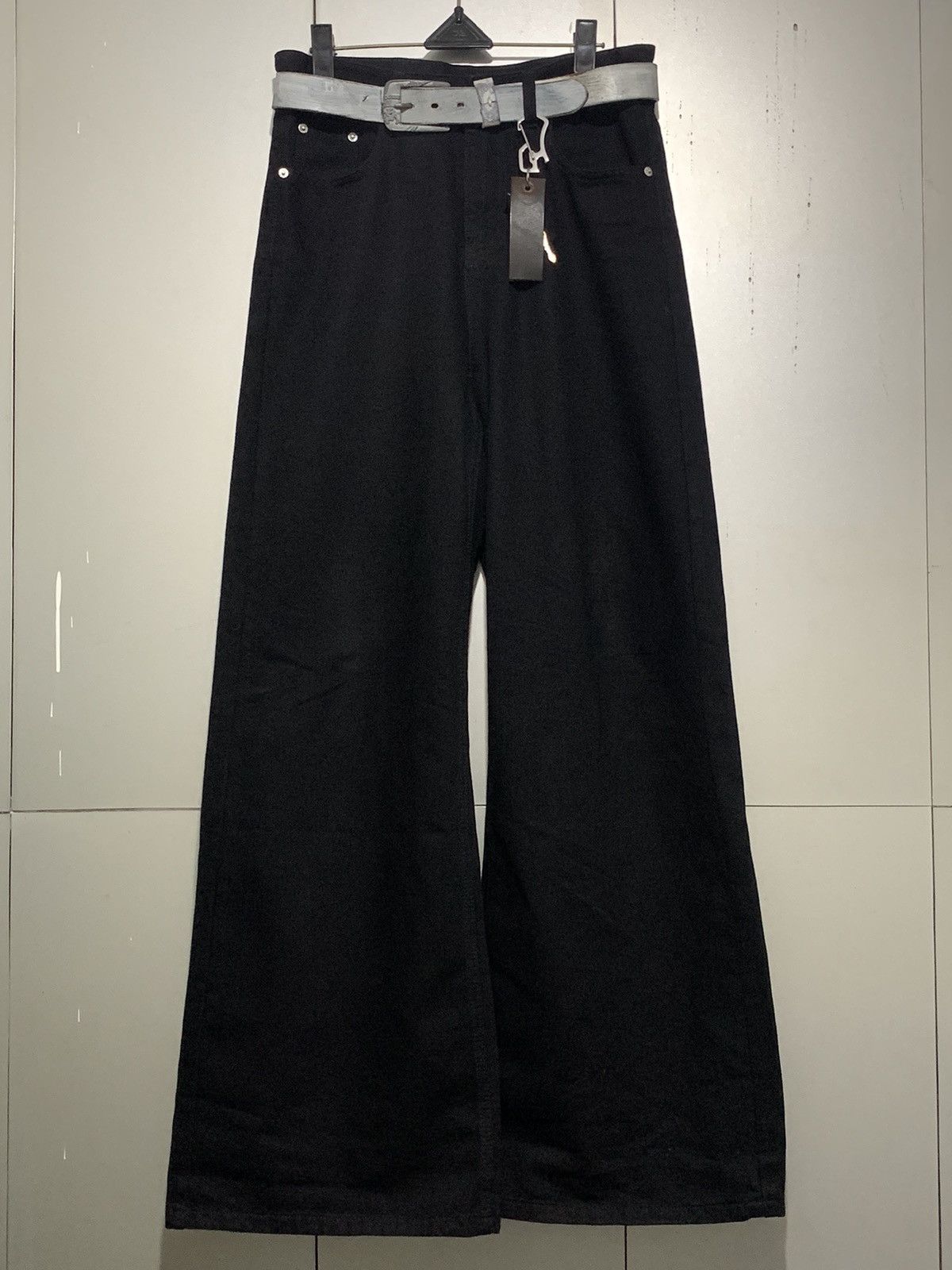 image of Vintage Doof.youth Super Black Wide Leg Denim, Men's (Size 30)