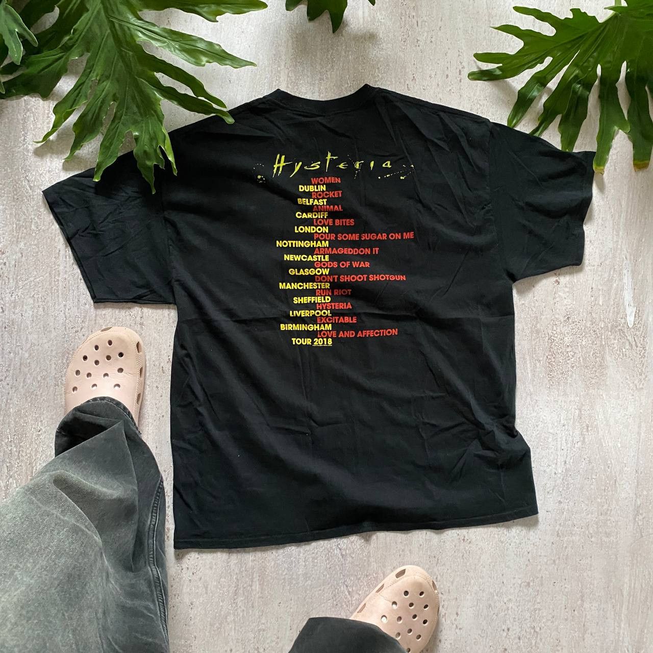 Band Tees VINTAGE Y2K DEF LEPARD HYSTERIA AMAZING TOUR BAND TEE 198 Size US XXL / EU 58 / 5 - 2 Thumbnail