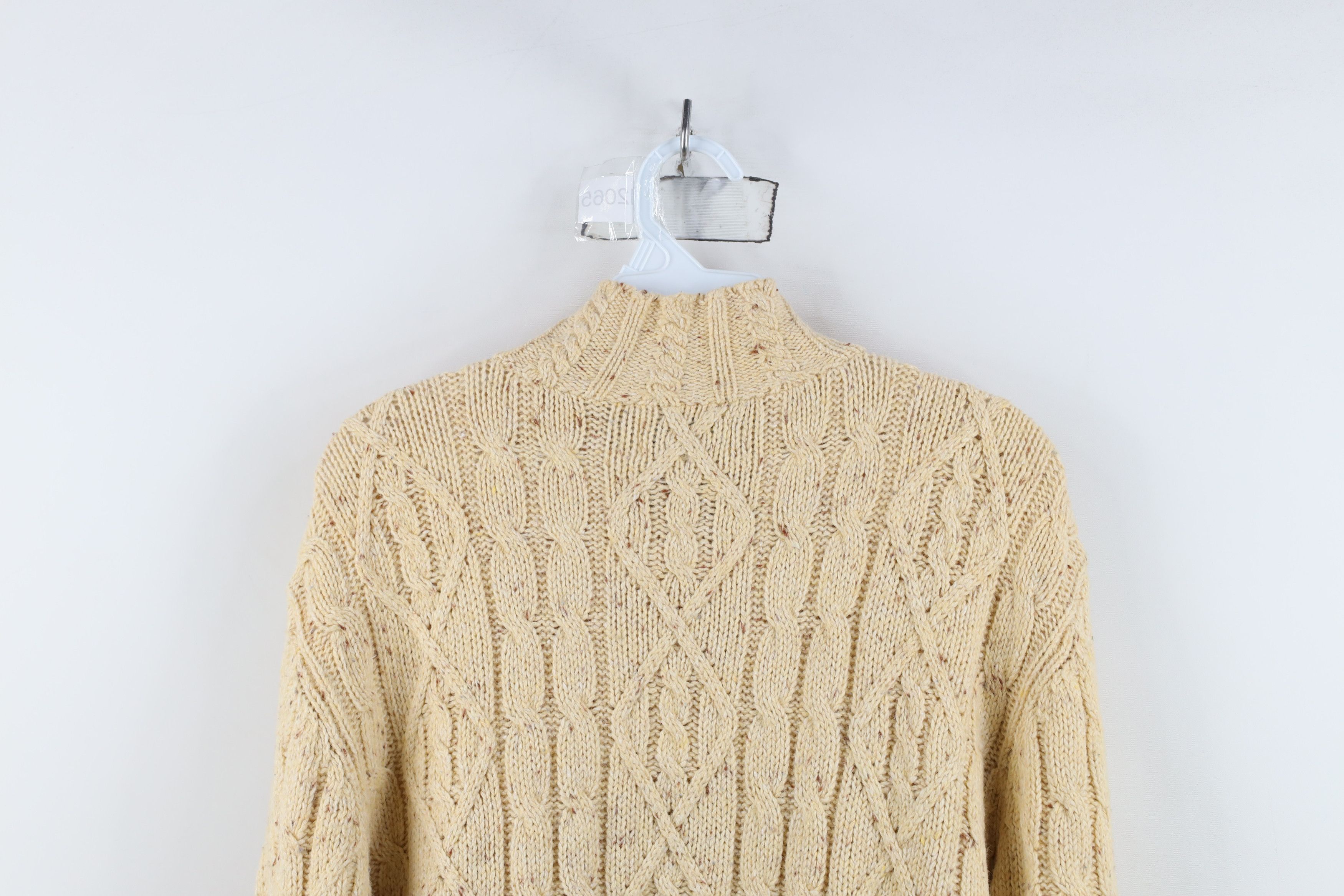 Vintage Vintage 90s Streetwear Chunky Fisherman Cable Knit Sweater Size L / US 10 / IT 46 - 11 Thumbnail