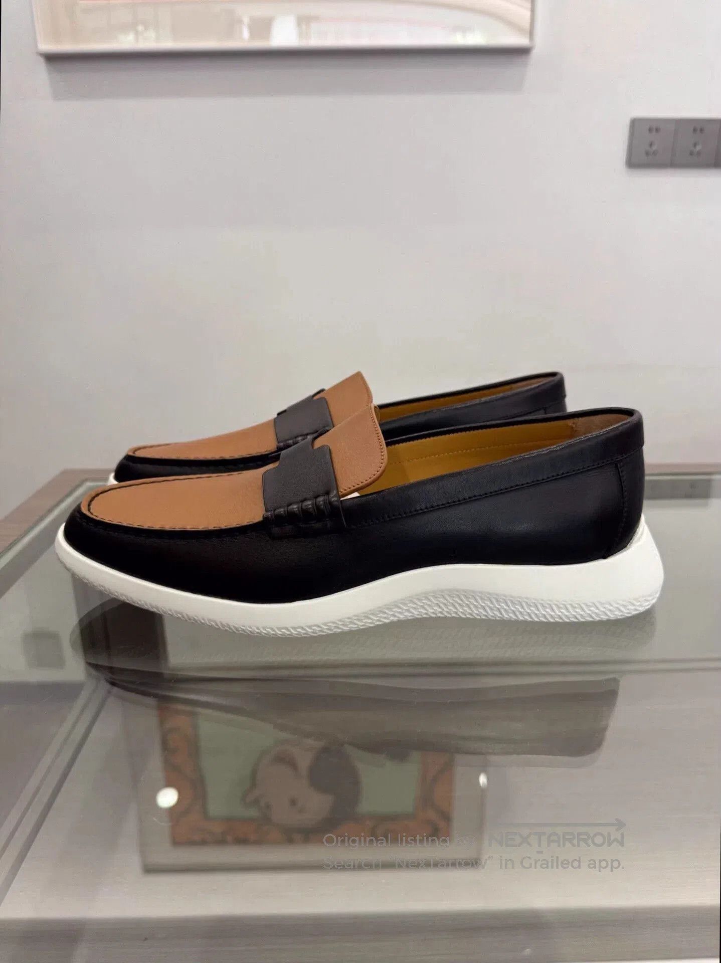 Hermes Brown Slip-On Shoes Size 8. Size US 8 / EU 41 - 3 Thumbnail