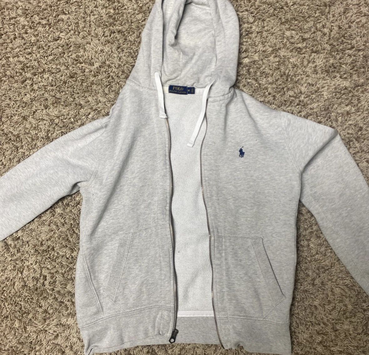 Ralph Lauren Grey Ralph Lauren hoodie Size US M / EU 48-50 / 2 - 2 Thumbnail