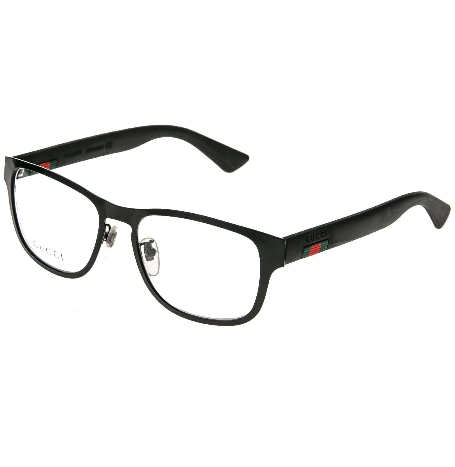 Gucci GUCCI GG0175O Stripe 0175 Black Rubber Optical Frame 002 Size ONE SIZE - 6 Thumbnail