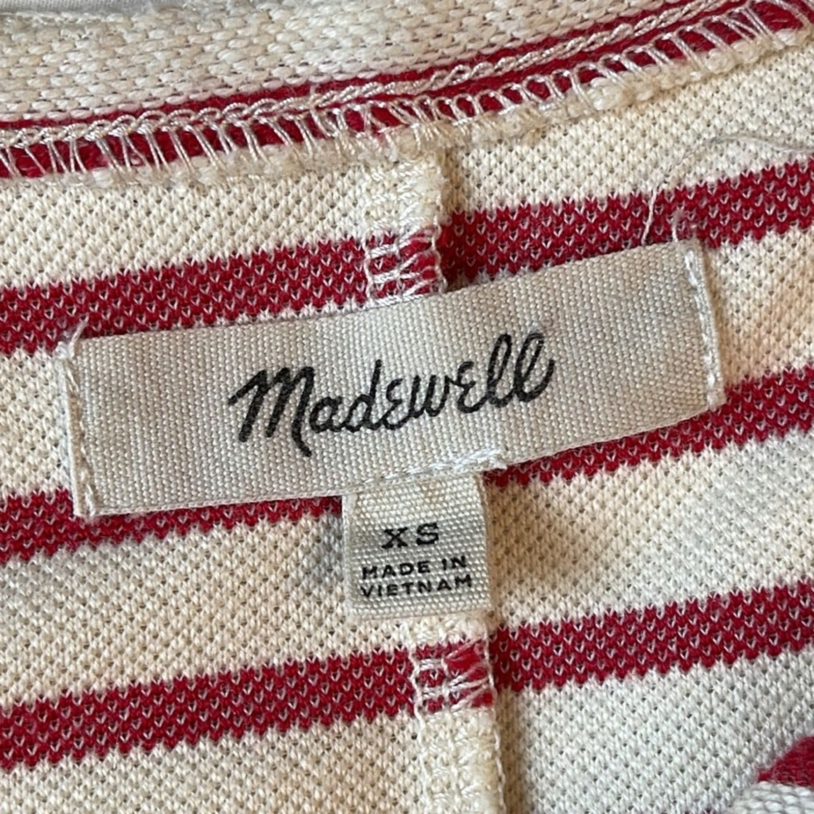 Madewell Madewell Vacances Striped Knit Dress Size XS Size XS / US 0-2 / IT 36-38 - 6 Thumbnail