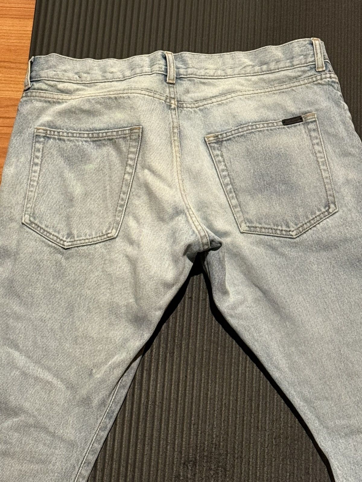 Saint Laurent Paris SLP D16 Washed Denim Jeans Size US 31 - 6 Thumbnail