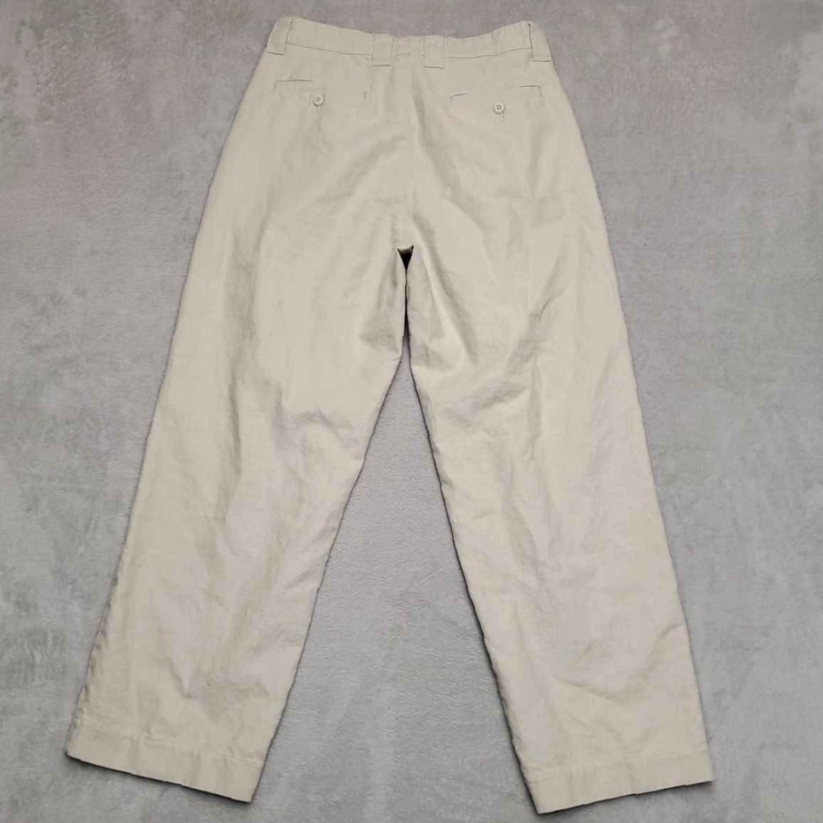 Vintage VINTAGE Arizona Pants Womens 32x27 Beige Linen Blend Pleated Outdoor Comfort Casual Mom Pants Beige Linen Blend Pleated Casual Women 32 Womens Size 24" / US 00 / IT 34 - 5 Thumbnail