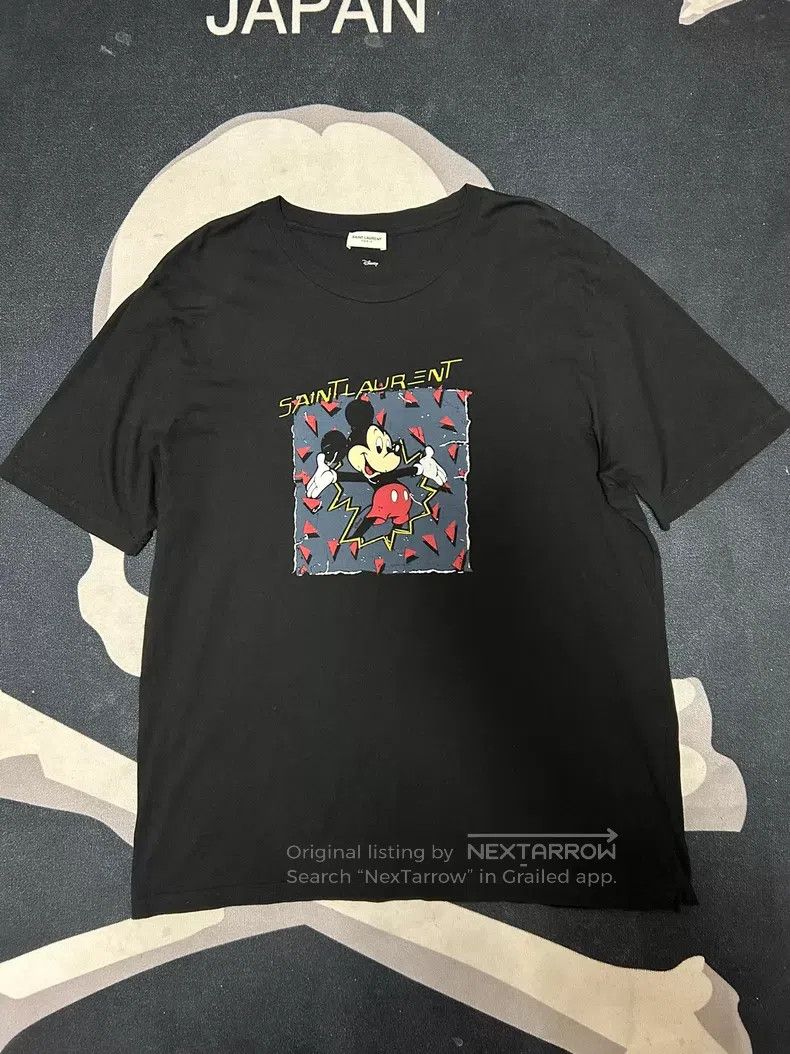 Saint Laurent Paris Saint Laurent Paris Short-sleeve T-shirt with classic Disn Size US L / EU 52-54 / 3 - 1 Thumbnail