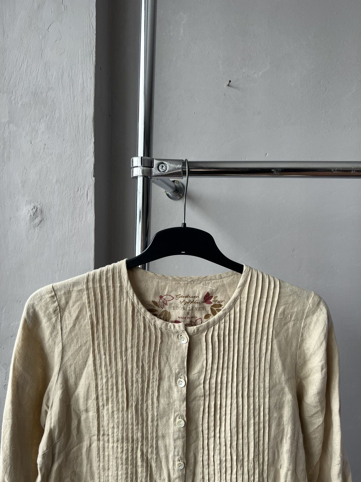 Gudrun Sjoden GUDRUN SJODEN ORGANIC LINEN DIRDNL STYLE TUNIC DRESS SIZE S Size S / US 4 / IT 40 - 6 Thumbnail