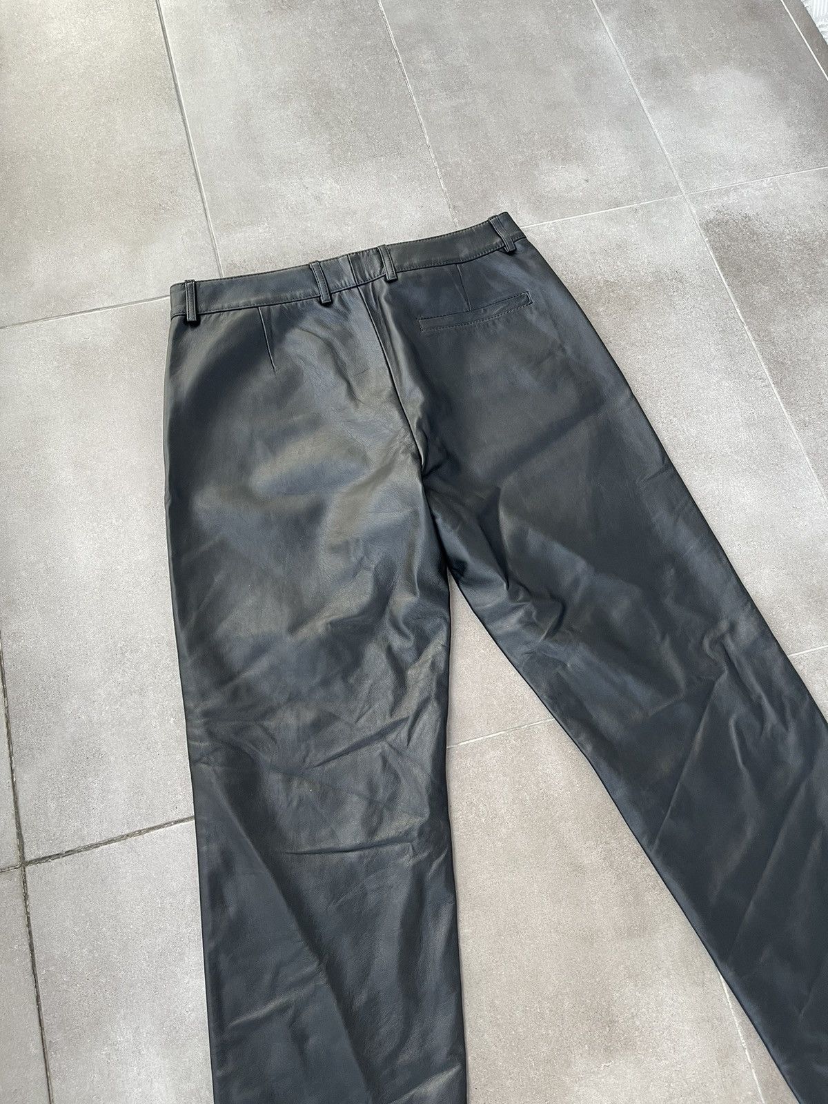 Han Kjobenhavn !DS! FW22 Han Kjobenhavn Single Suit Black Leather Trousers Size US 34 / EU 50 - 13 Thumbnail