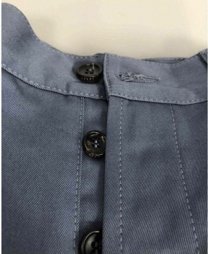 Gucci Gucci 🇮🇹 Blind for Love Thunder Blue Resort Bermudas 36 NWT Size US 36 / EU 52 - 13 Thumbnail