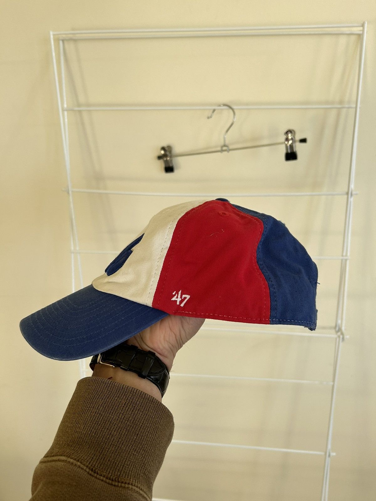 47 × 47 Brand Vintage Montreal Expos dad hat with buckle strap Size ONE SIZE - 4 Thumbnail