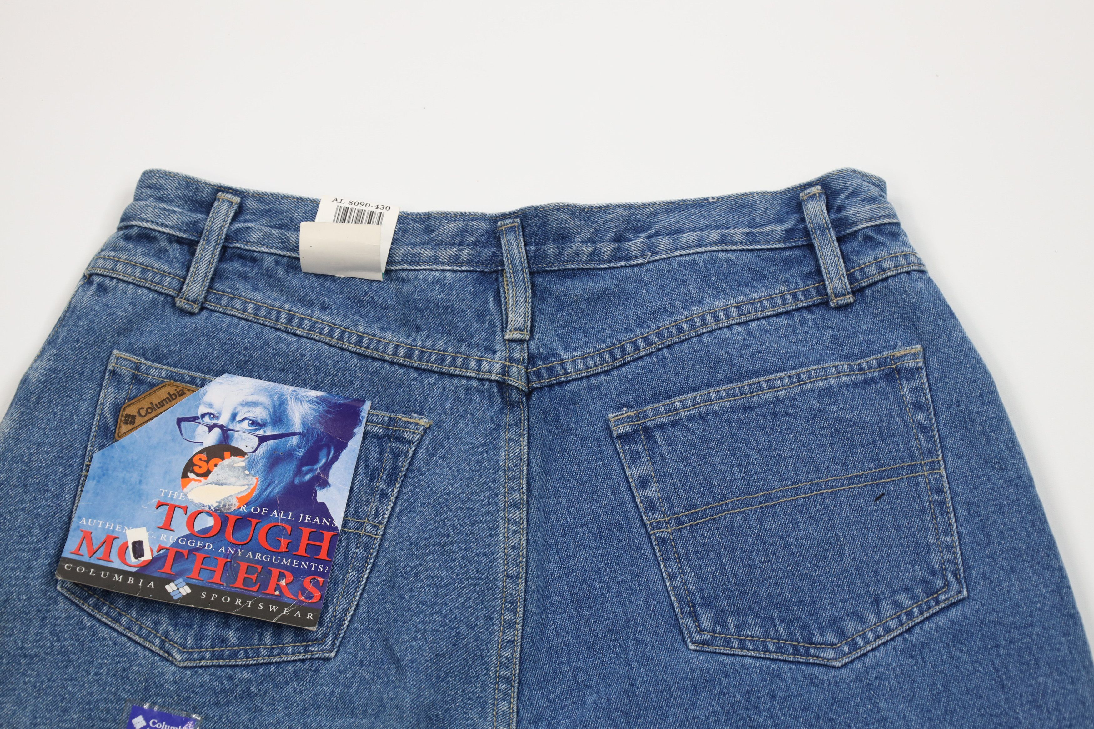 Columbia Deadstock Vintage 90s Columbia Fit Tapered Leg Denim Jeans Size 38" / US 16 / IT 52 - 9 Thumbnail