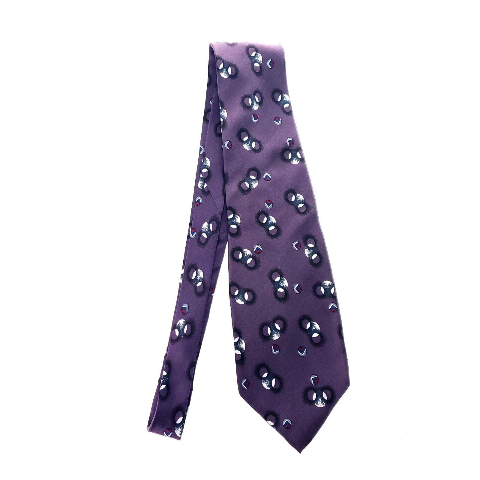 Lord & Taylor Lord & Taylor Metropolitan Silk Tie Purple Size ONE SIZE - 6 Thumbnail