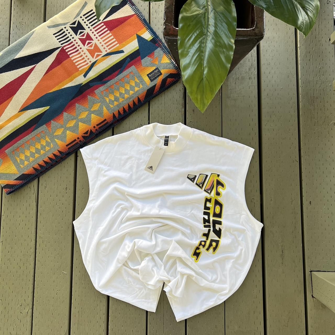 Adidas adidas Mens Pride Graphic Crop Tank Top Size US L / EU 52-54 / 3 - 2 Thumbnail