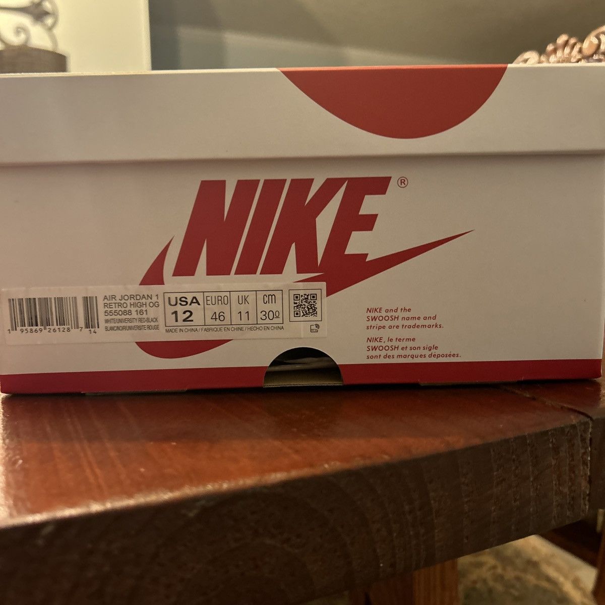 Jordan Brand × Nike Jordan 1 Retro High OG Heritage Size US 12 / EU 45 - 7 Thumbnail
