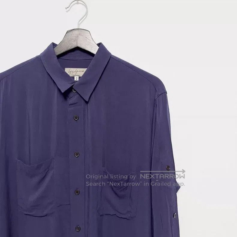 Other Yohji Yamamoto Silk Shirt with Pocket Details Size US M / EU 48-50 / 2 - 3 Thumbnail