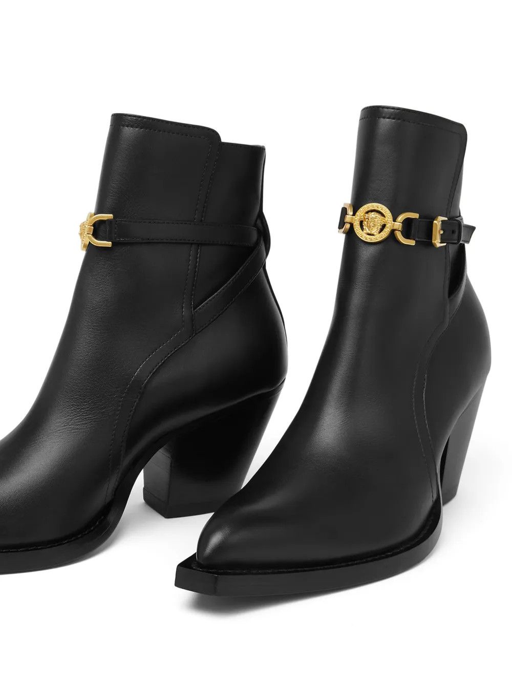 Versace o1y0226 Ankle Boots in Black Size US 6 / IT 36 - 4 Thumbnail