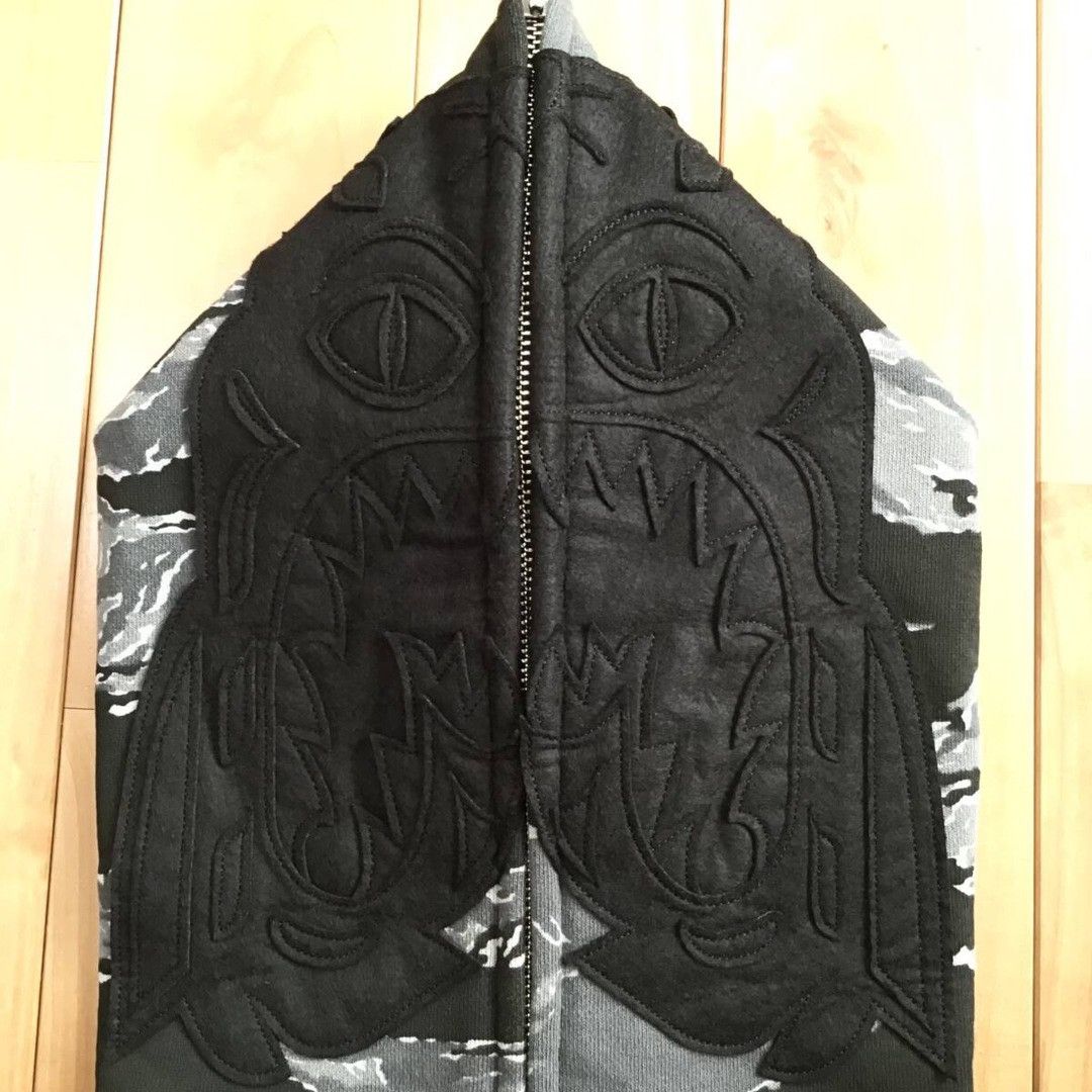 Bape BAPE Black Tiger camo full zip hoodie a bathing ape Size US S / EU 44-46 / 1 - 2 Thumbnail