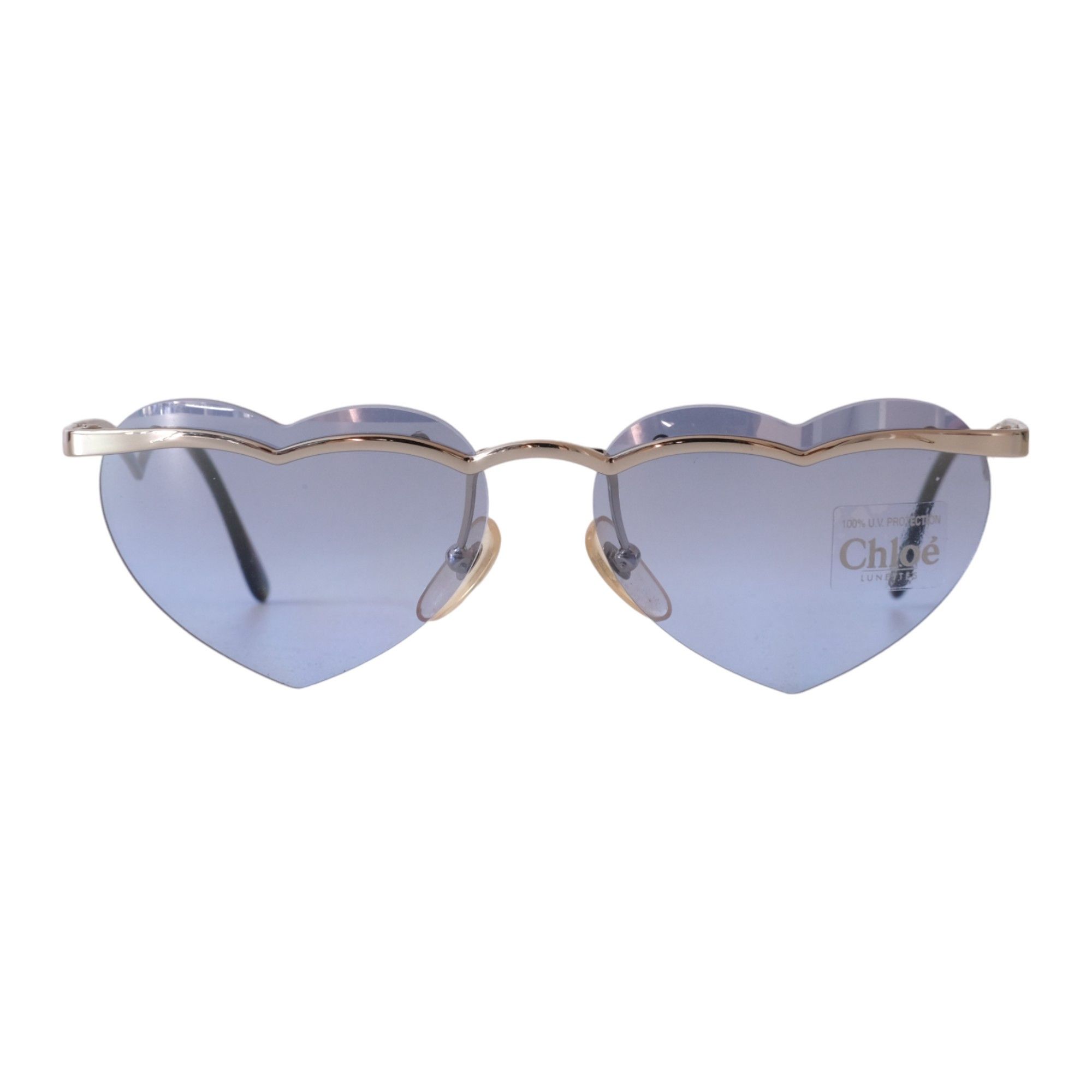 Chloe Deadstock Y2K Rimless Heart-Shaped Sunglasses Size ONE SIZE - 2 Thumbnail