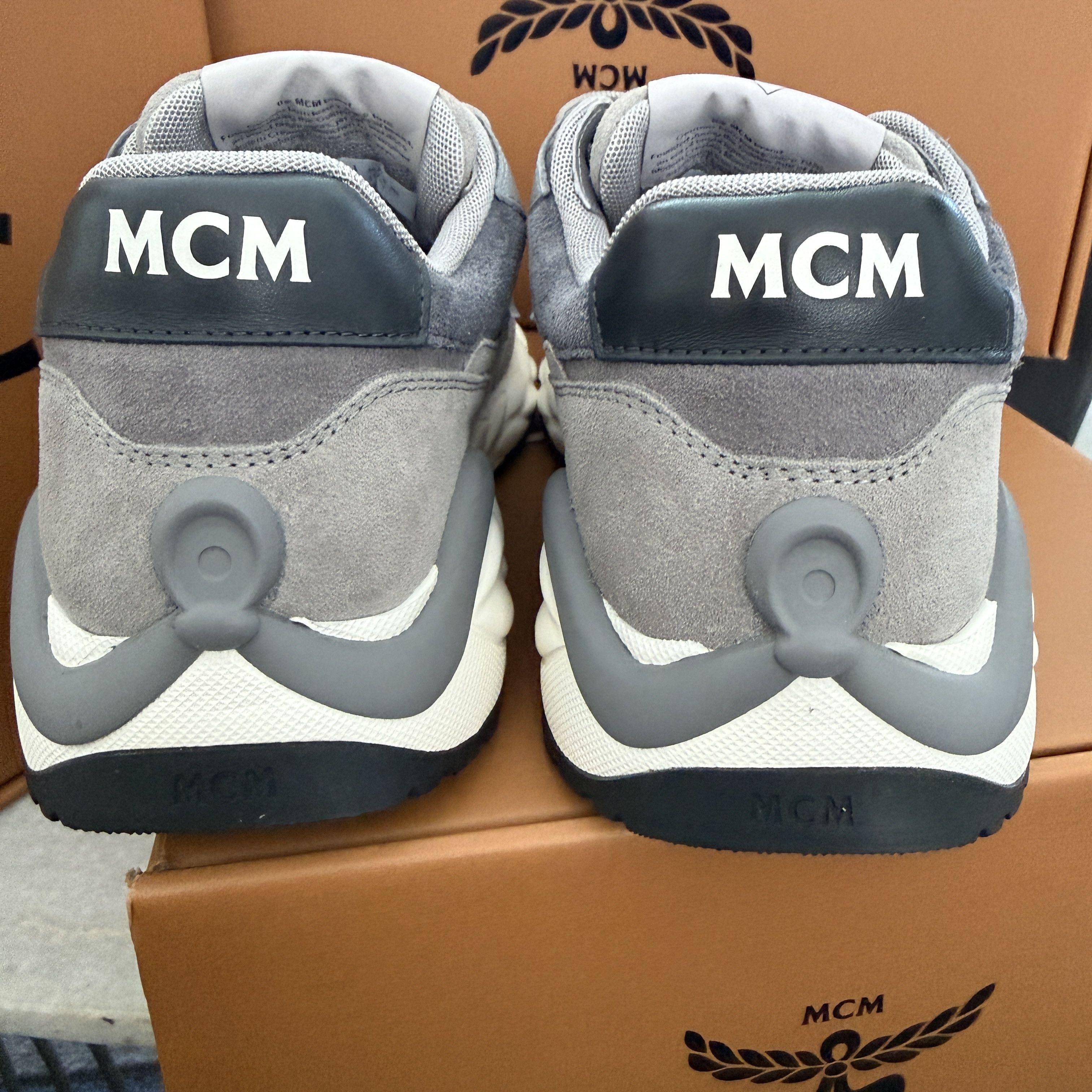 MCM MCM Skywander Suede Low-Top Lace-Up Women's Sneakers , sz 41 Size US 11 / IT 41 - 7 Thumbnail