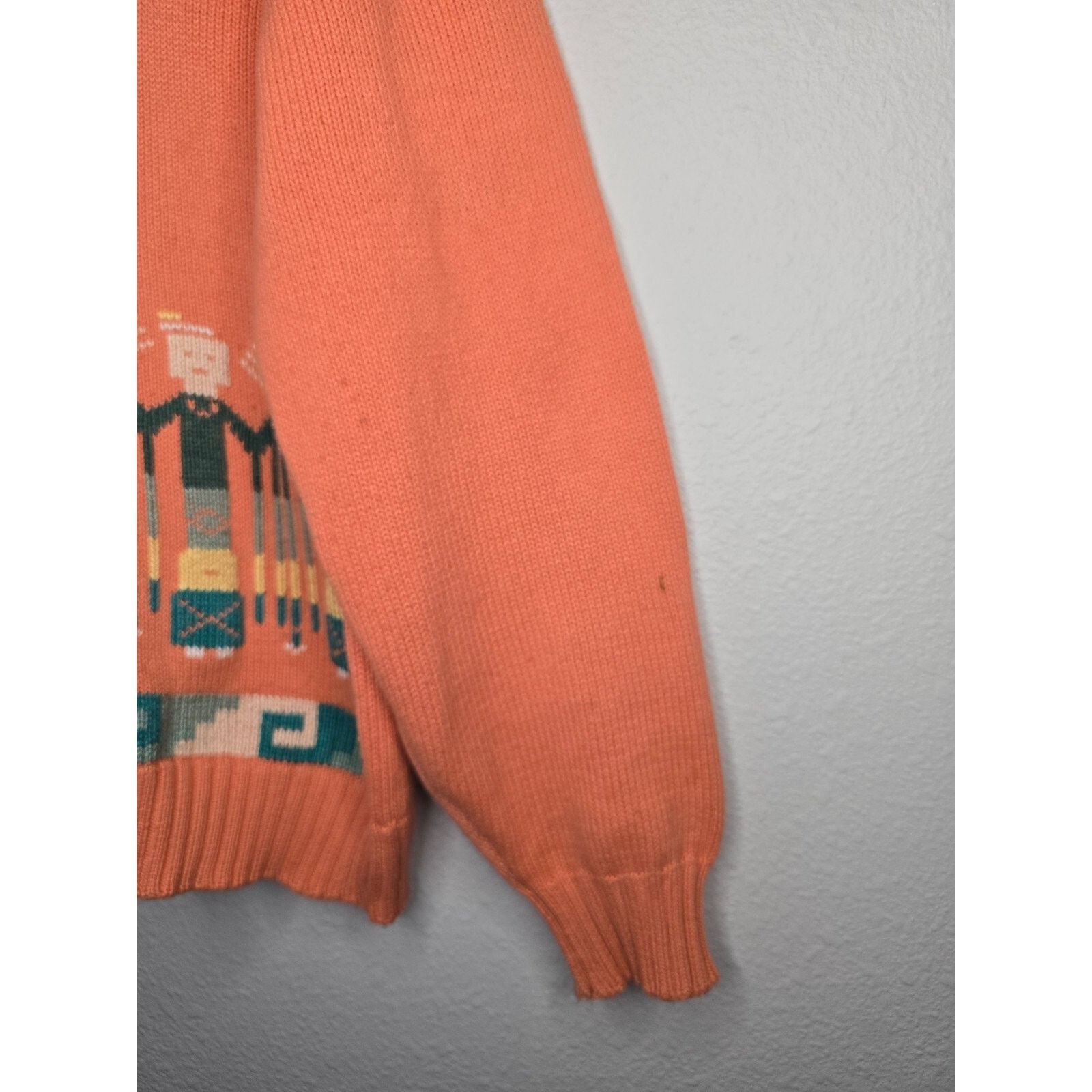 Lands' End Vintage Lands End Sweater Womens Large Peach Knitwear Size L / US 10 / IT 46 - 5 Thumbnail
