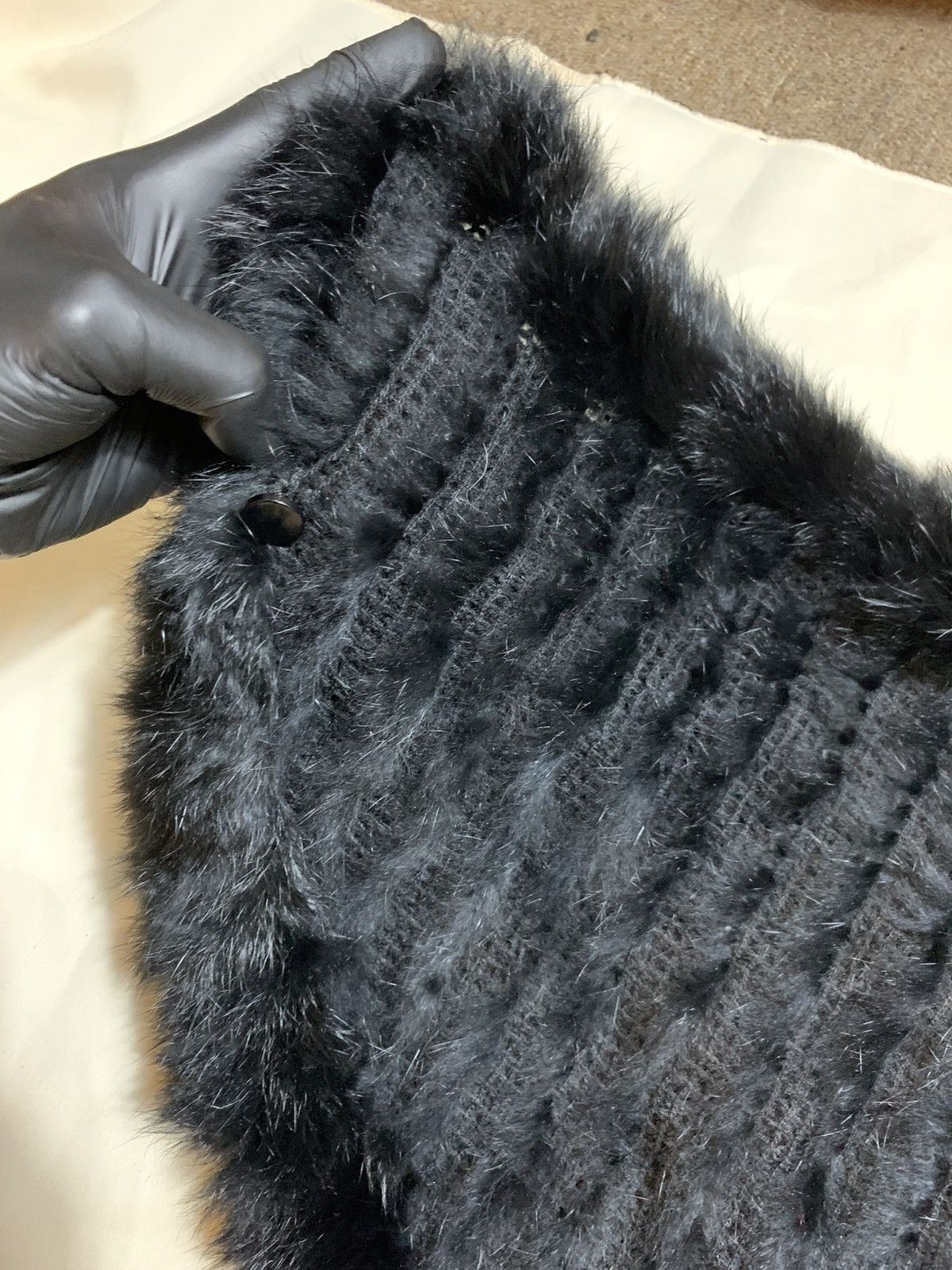Japanese Brand × Vintage Authentic Rabbit Fur Stole – Japan Luxury Brand (Rozason) Size ONE SIZE - 6 Thumbnail