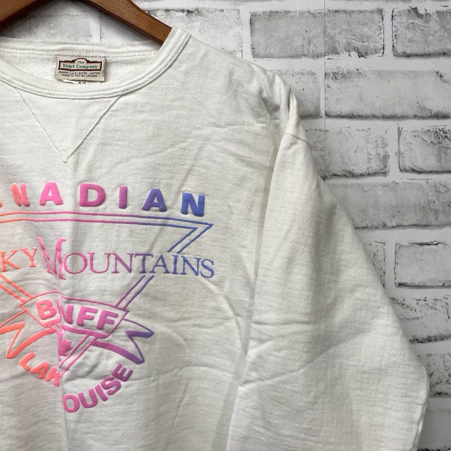 Vintage VINTAGE Rocky Mountains White T-Shirt Mens Size M Canadian Nature Sports Size US M / EU 48-50 / 2 - 2 Thumbnail