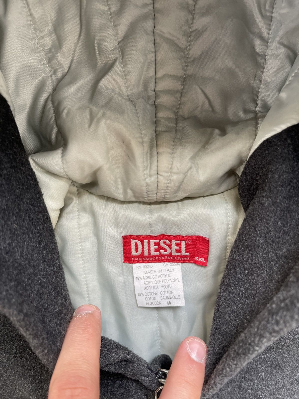 Diesel Diesel Black Gold Heavy Wool Coat Size US M / EU 48-50 / 2 - 5 Thumbnail
