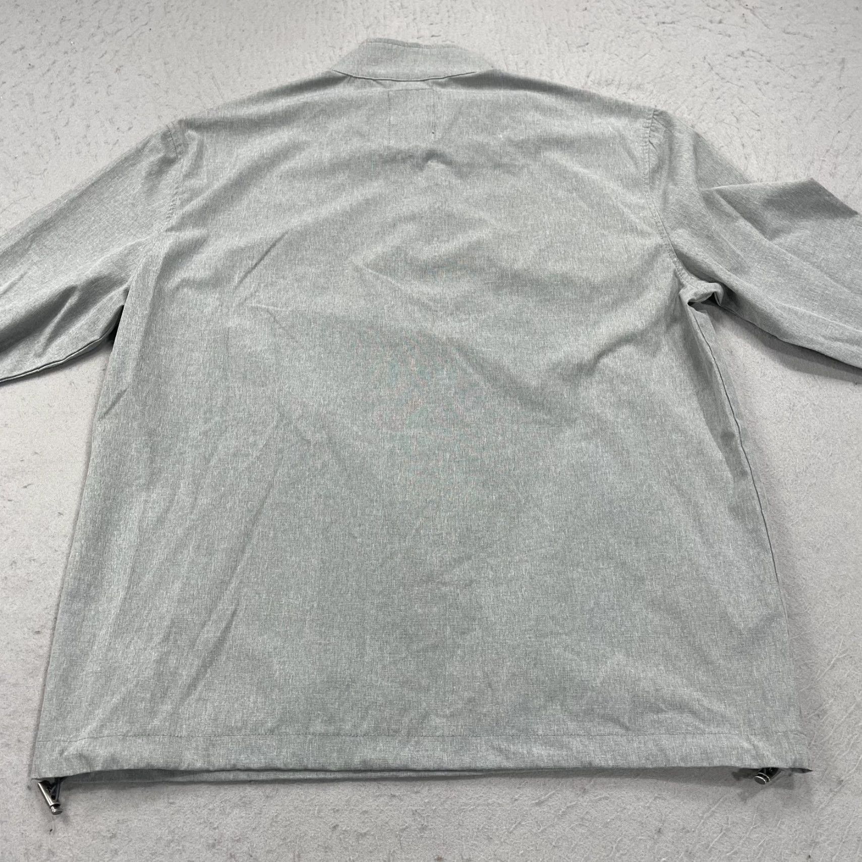Vintage Linksoul Golf Jacket Mens M Gray 1/2 Zip Windbreaker Light Regular Activewear Sports Jacket Size US M / EU 48-50 / 2 - 7 Thumbnail
