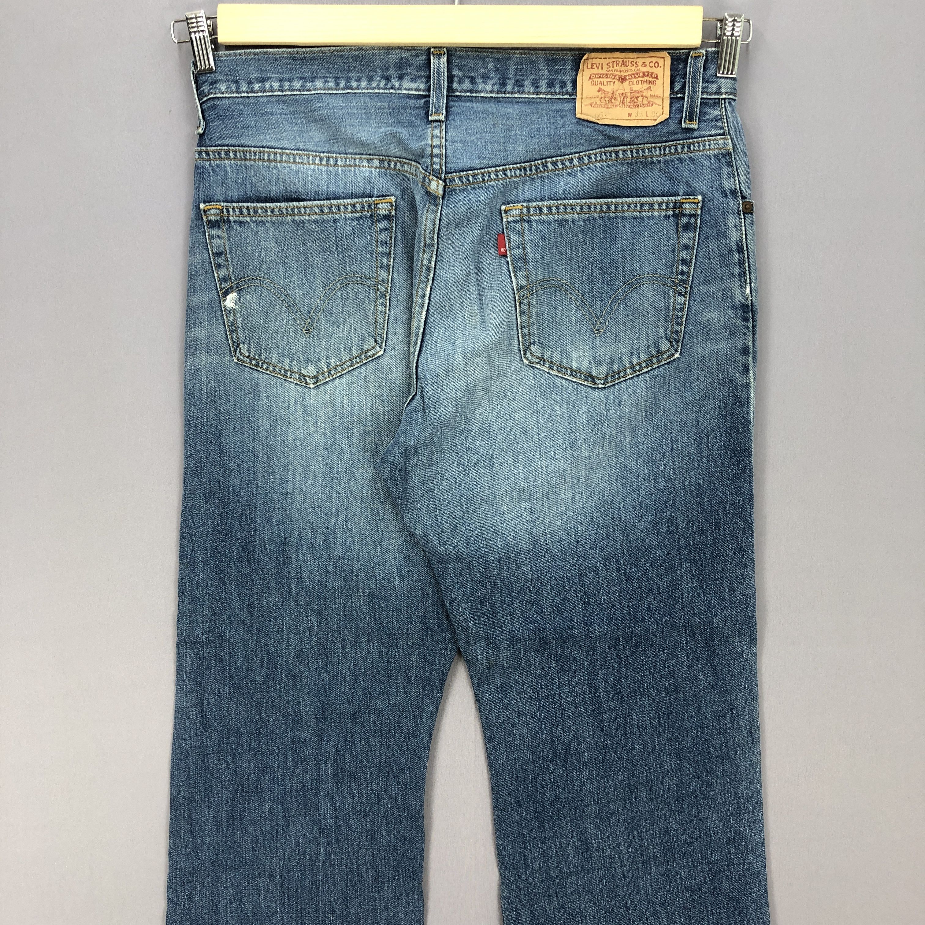 Levi's Vintage Levis 557 Bootcut Jeans Levi's Flare Wide Leg Denim Size US 34 / EU 50 - 4 Thumbnail