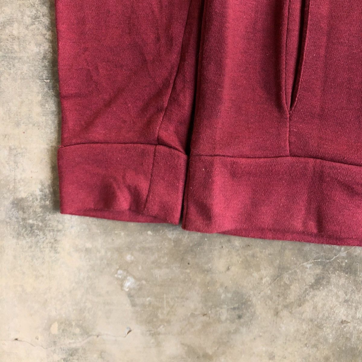 Japanese Brand 2000s Sematic Design Duffle Ziphoodie Jacket Red Maroon Lgb Size US M / EU 48-50 / 2 - 9 Thumbnail