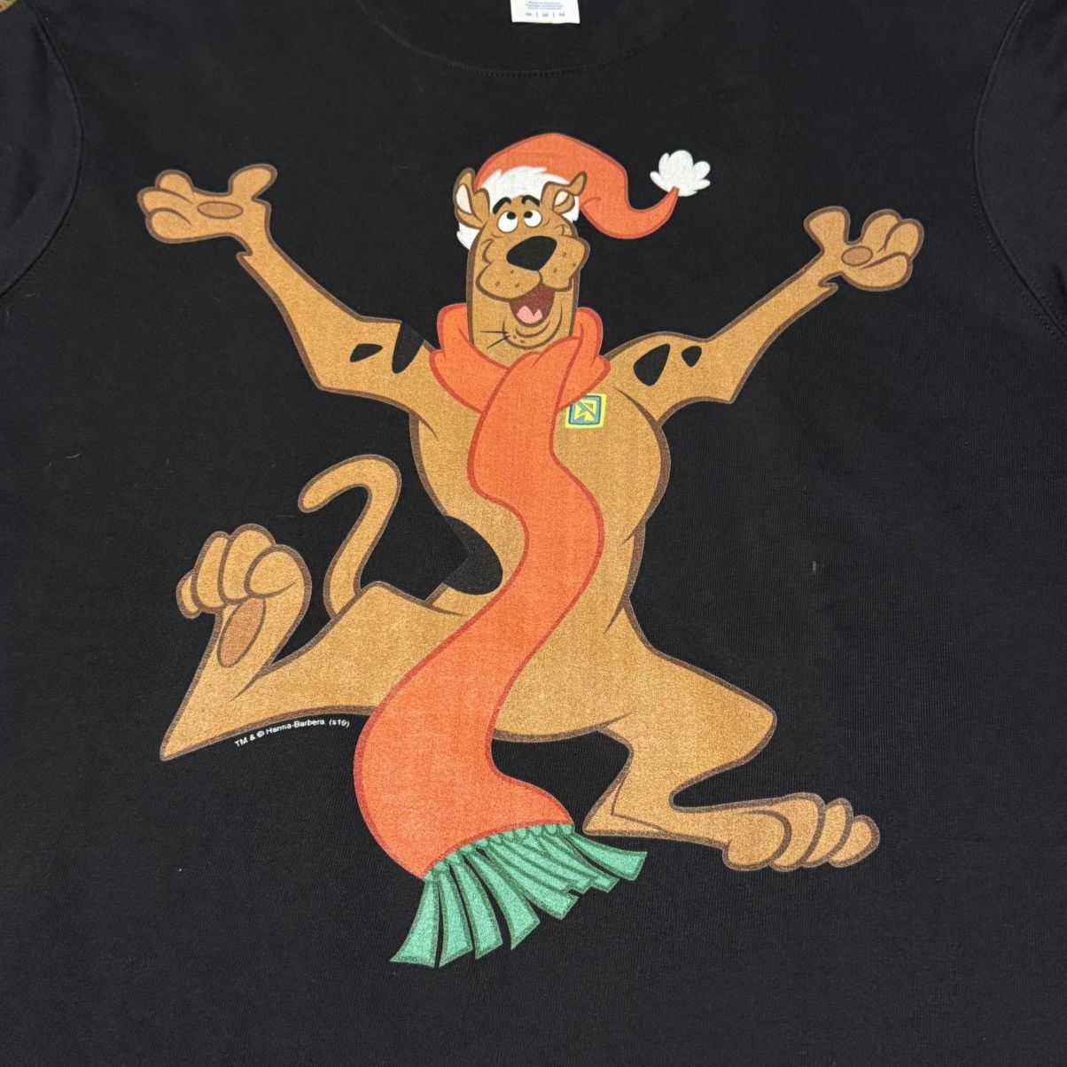Vintage Scooby Doo Chirstmas Crewneck Sweatshirt Black Medium Size US M / EU 48-50 / 2 - 2 Thumbnail