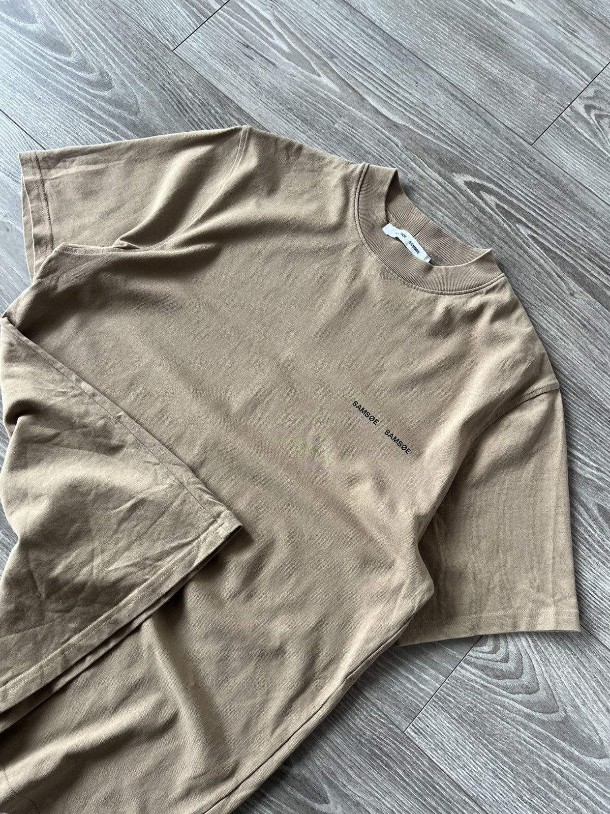 Japanese Brand × Samsoe Samsoe ‼️Samsoe Samsoe Crew Neck Classic Old Money Tee‼️ Size US L / EU 52-54 / 3 - 17 Thumbnail
