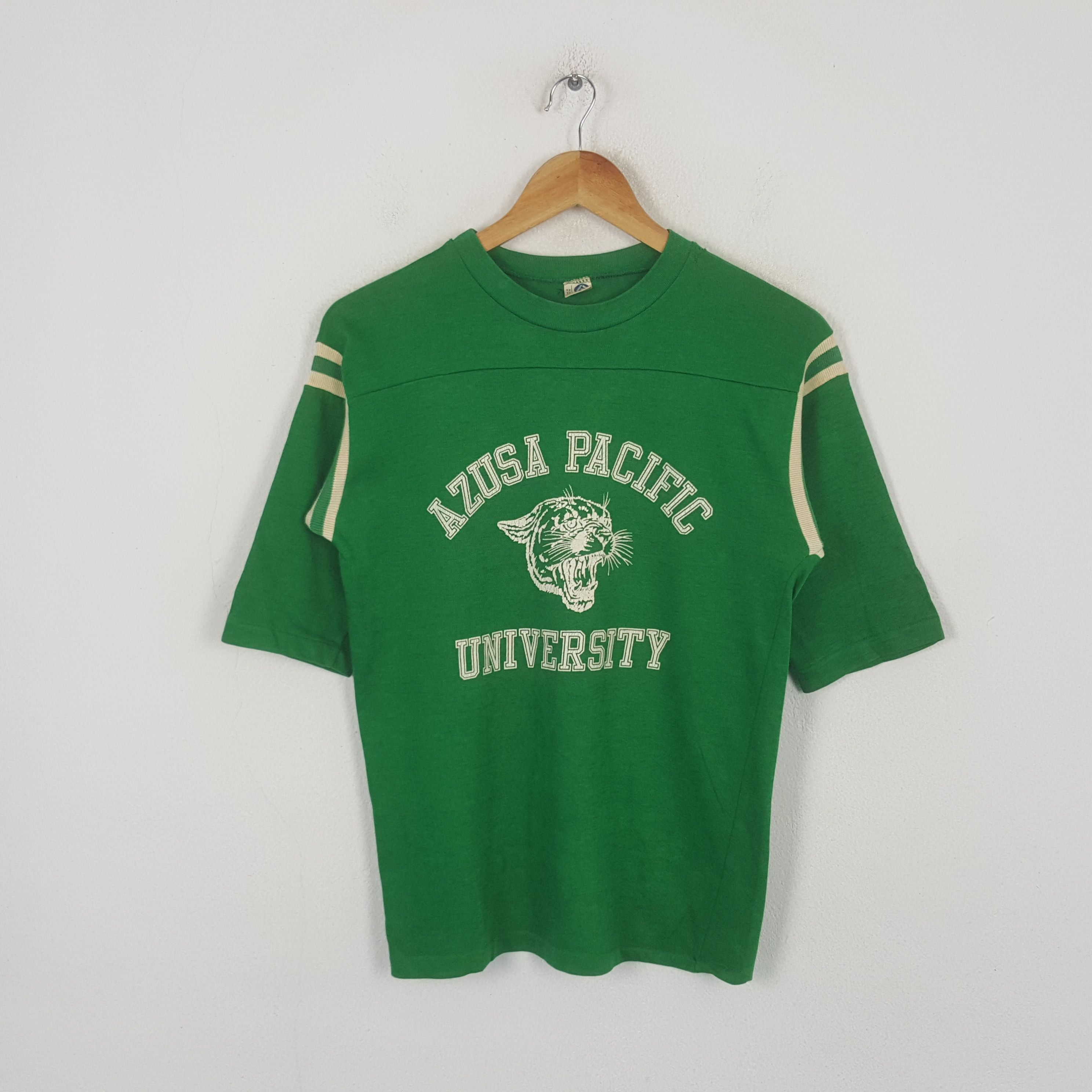 Arket Vintage 90's Azura Pacific University Tshirt RR26 Size US S / EU 44-46 / 1 - 1 Thumbnail