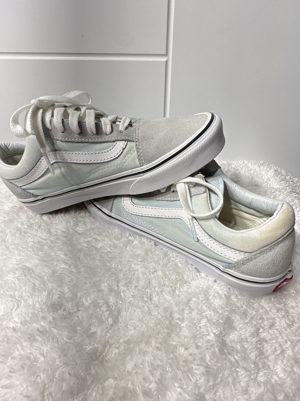 Vans Vans Old Skool Womens Light Blue Size US 7 / EU 40 - 4 Thumbnail