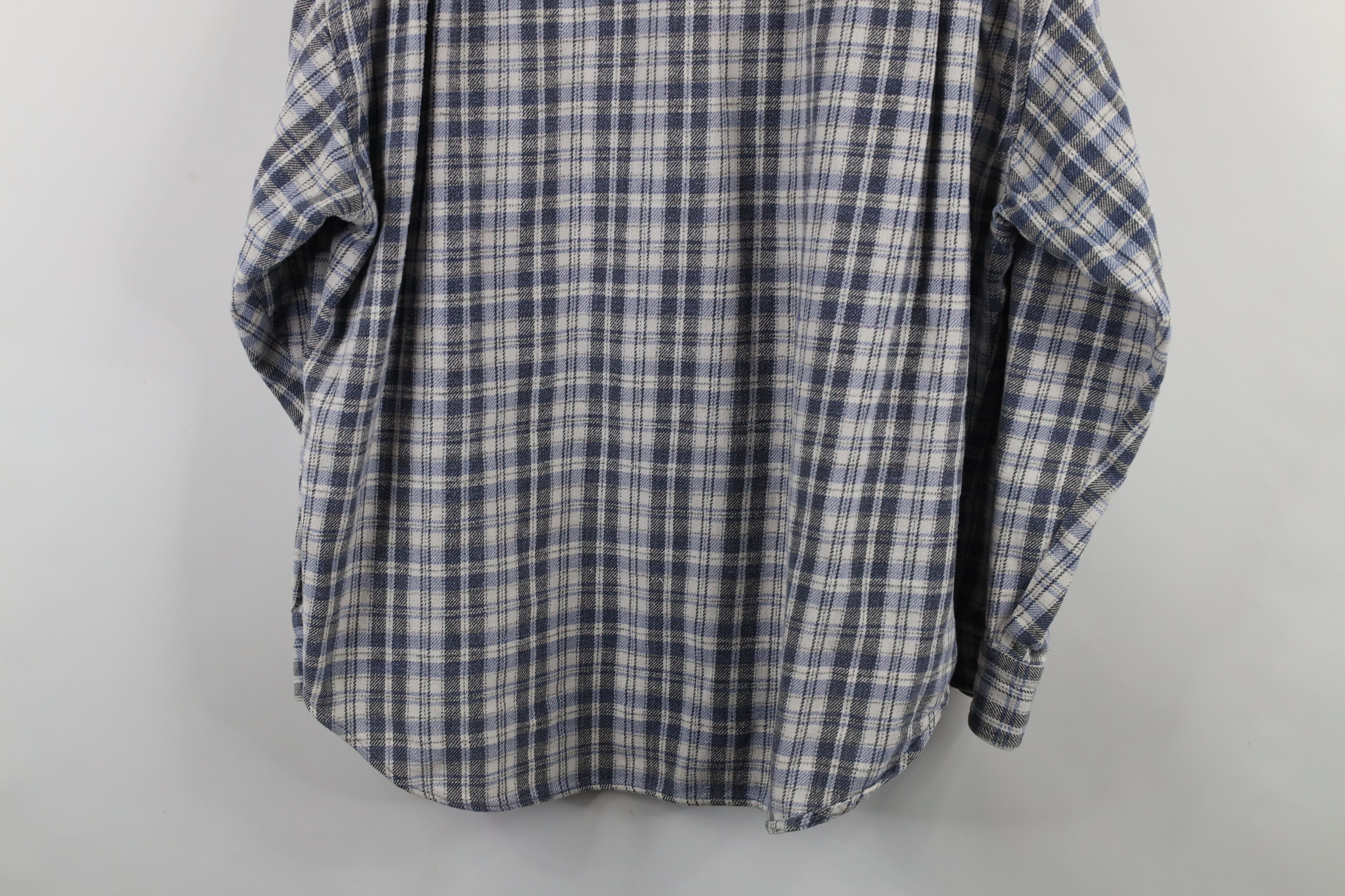 Vintage Vintage 90s Streetwear Flannel Collared Button Shirt Plaid Size US L / EU 52-54 / 3 - 13 Thumbnail