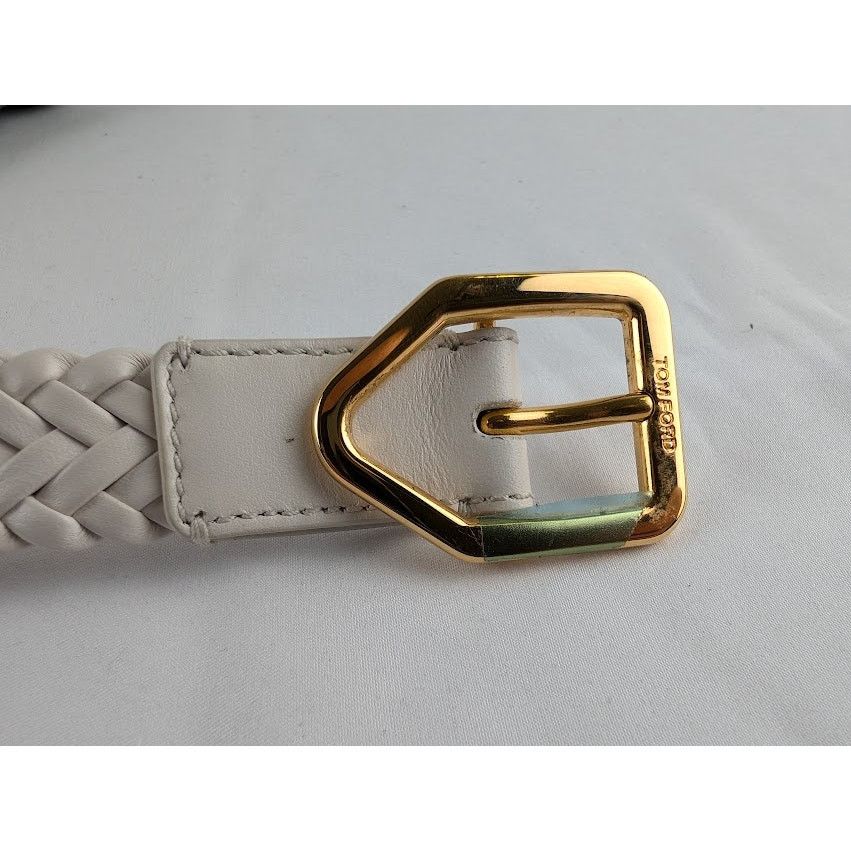 Tom Ford o1rshd1 Size: 105cm / Men's Leather Belts in White Size 40 - 2 Thumbnail