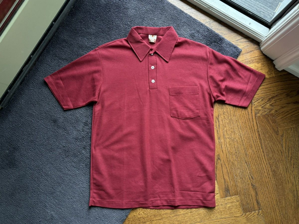 Vintage 1980s Vintage Polo Shirt 80s 90s Deadstock Blank Shortsleeve Size US M / EU 48-50 / 2 - 8 Thumbnail