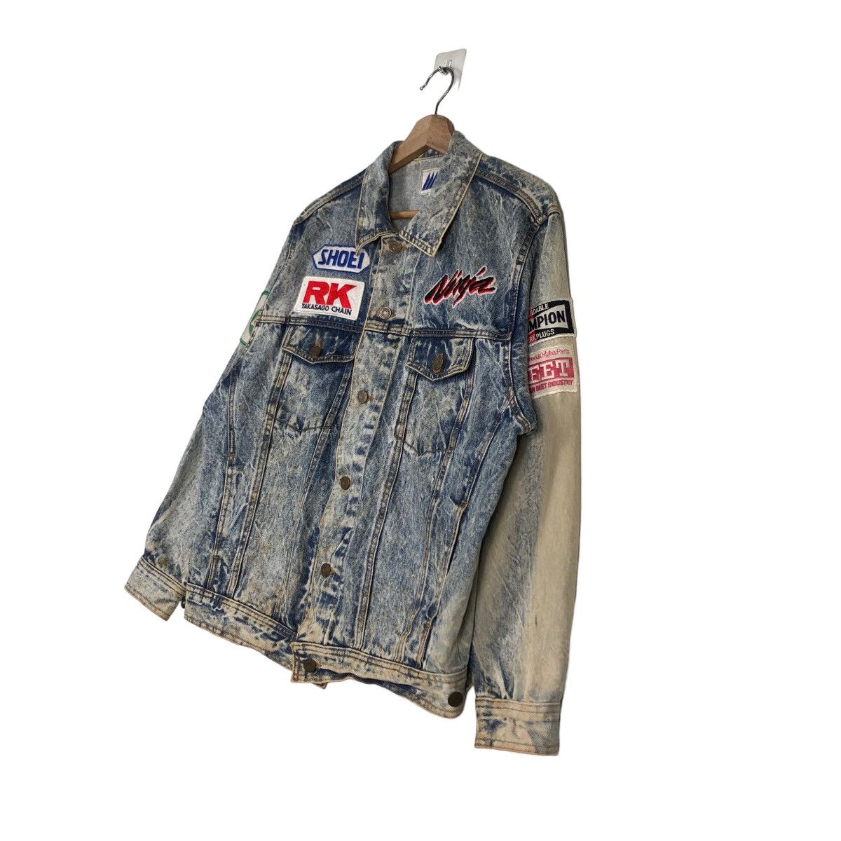 Japanese Brand 🔥Vintage Trucker Denim Jacket Biker Modern House Japan Size US M / EU 48-50 / 2 - 2 Thumbnail