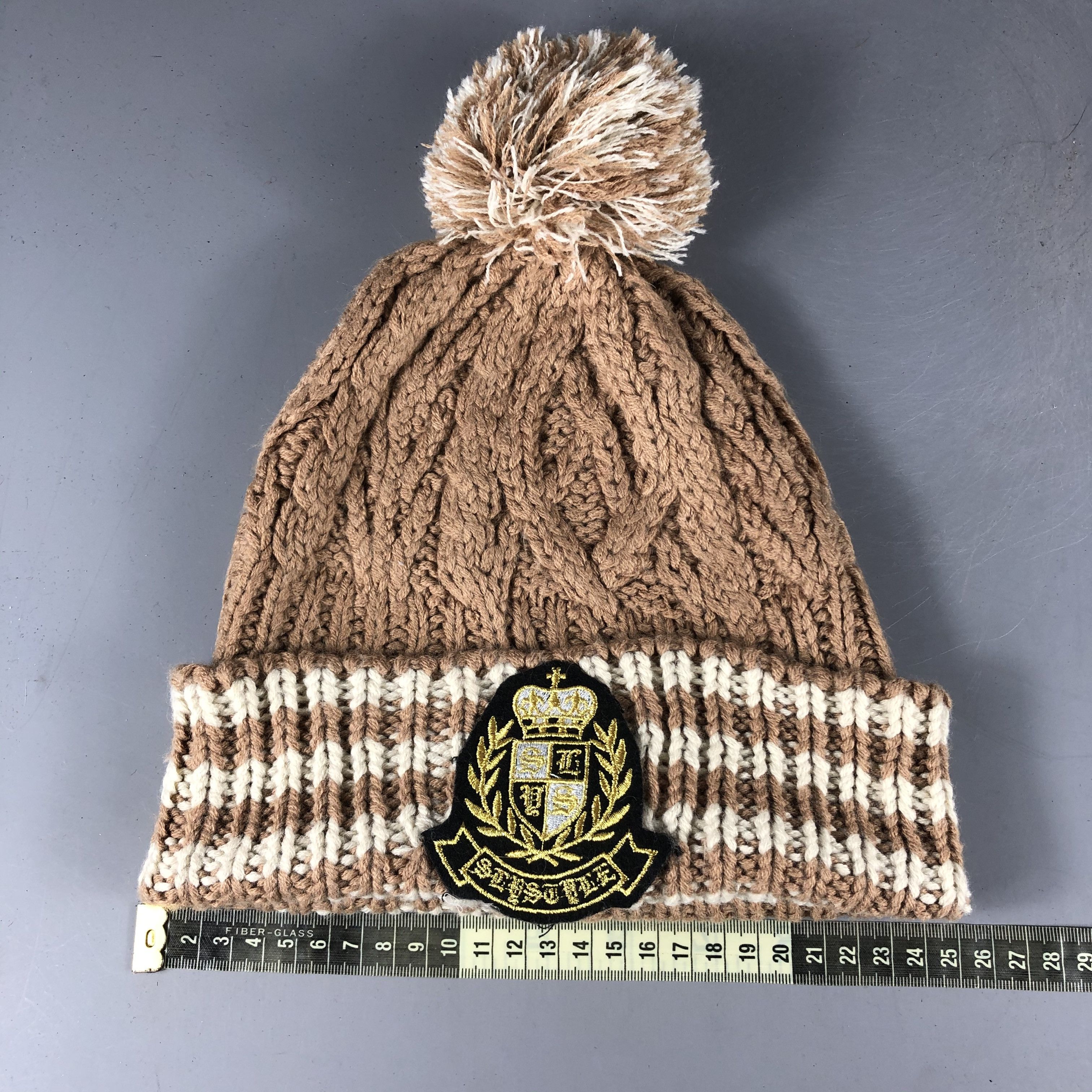Japanese Brand × Vintage Ank Rouge Knit Beanie Snow Hat Snow Cap -D1014 Size ONE SIZE - 3 Thumbnail