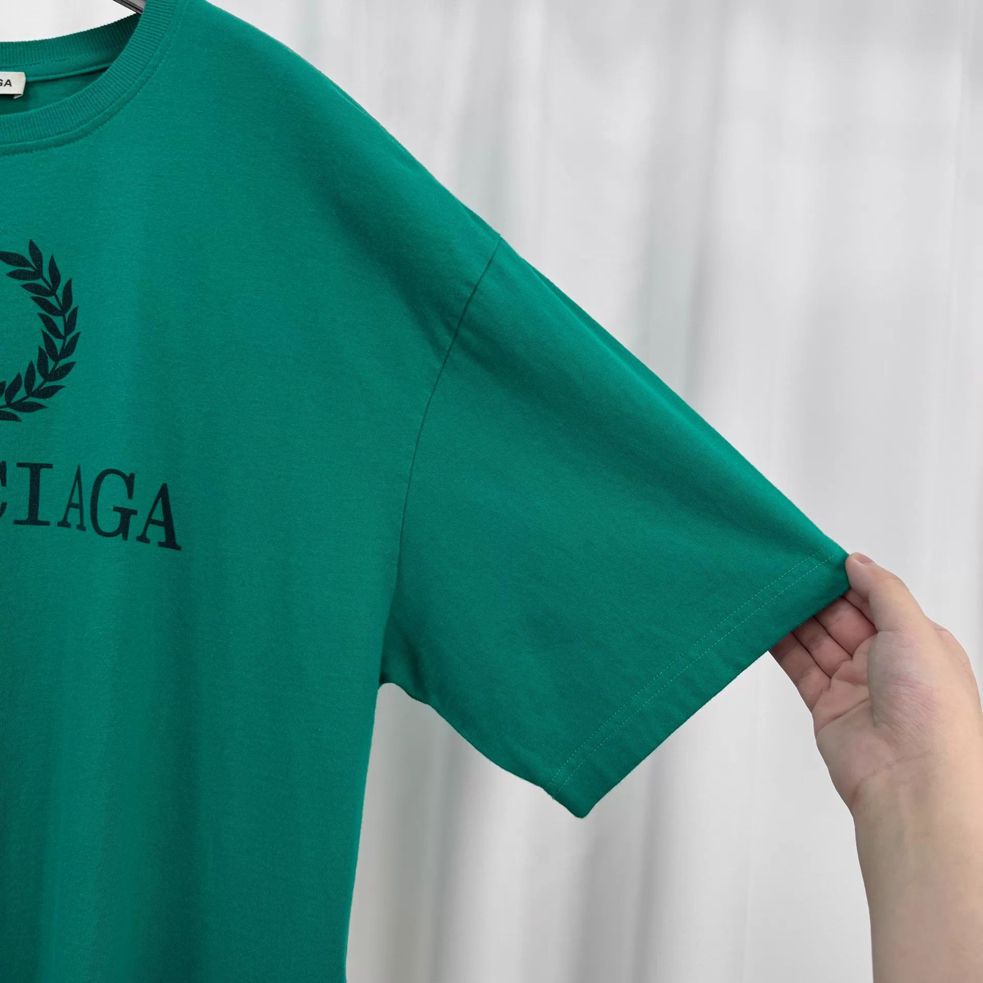 Balenciaga Balenciaga Wheat Ear Logo Short Sleeve XS 98N 4900 Size US XS / EU 42 / 0 - 4 Thumbnail