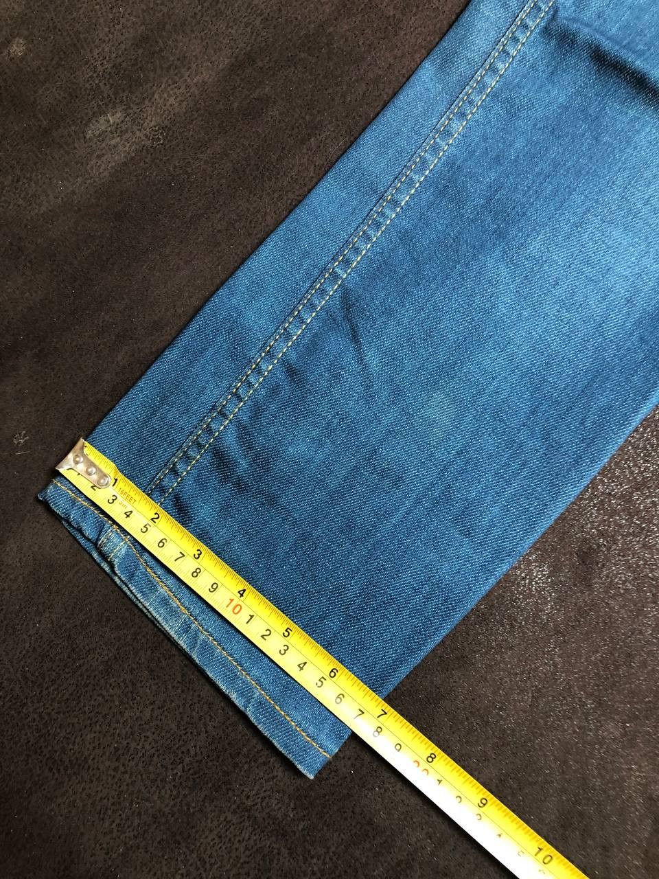 Levi's Levi's 519 Jeans Mens Straight Button Fly Blue Denim Size US 30 / EU 46 - 2 Thumbnail