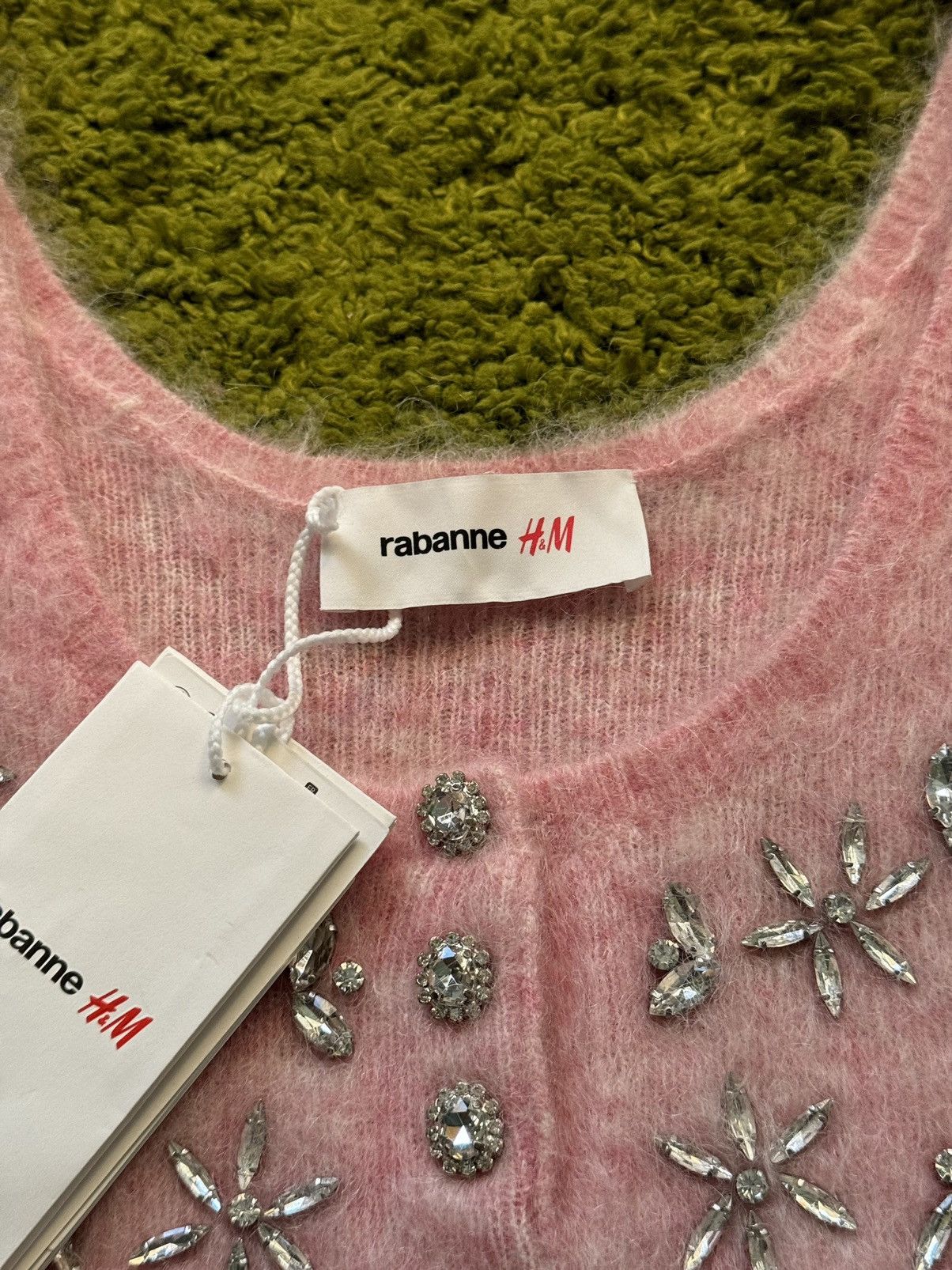 Designer × Paco Rabanne Paco Rabanne x H&M mohair wool blend NWT tank top vest Size M / US 6-8 / IT 42-44 - 6 Thumbnail
