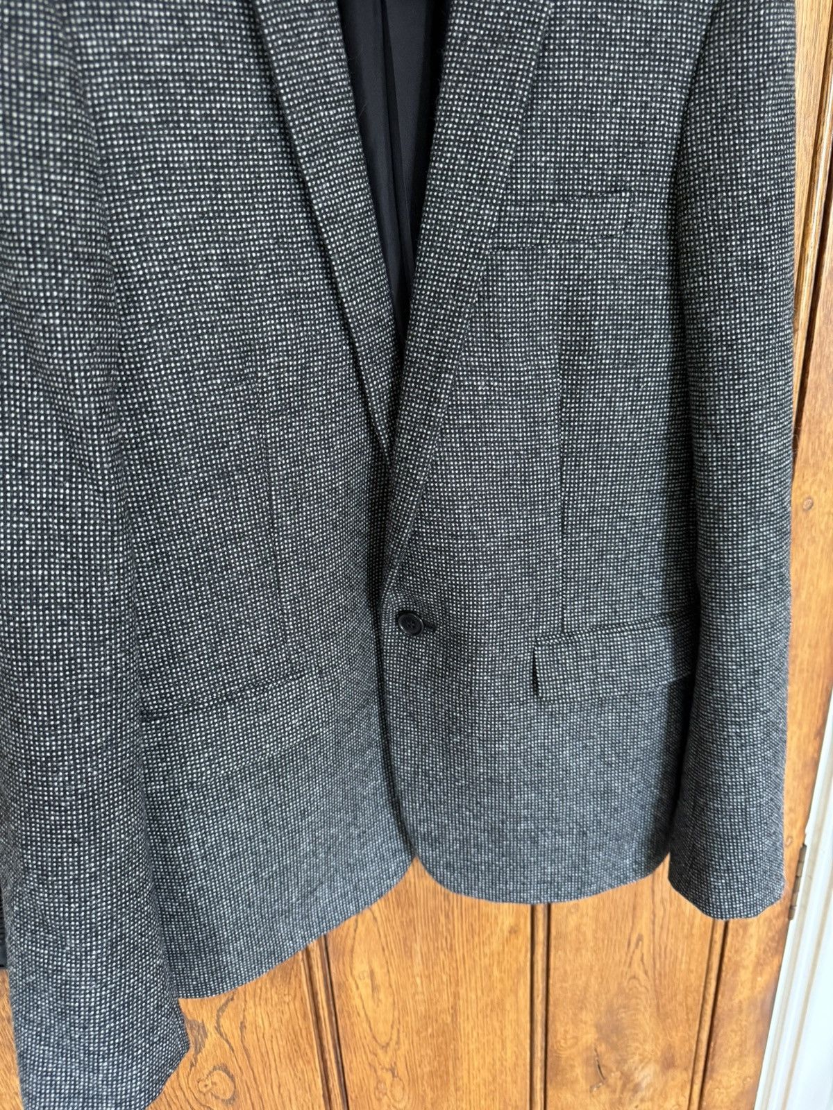 Saint Laurent Paris Saint Laurent herringbone notch lapel suit jacket 48 Size 38R - 7 Thumbnail